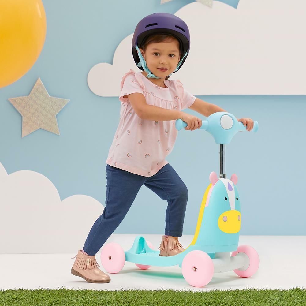 Skip Hop Hulajnoga 3W1 Zoo Jednorożec - zdjęcie 3 Skip Hop Hulajnoga 3W1 Zoo Jednorożec