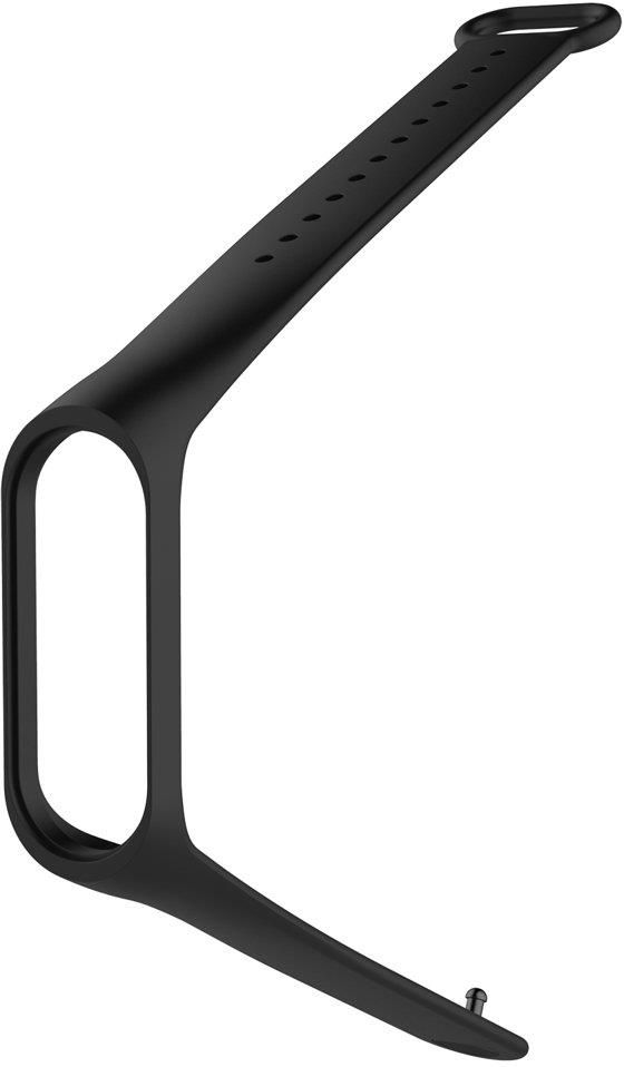 Hurtel Zamienna silikonowa opaska pasek do Xiaomi Mi Band 4 / Mi Band 3 czarny Czarny