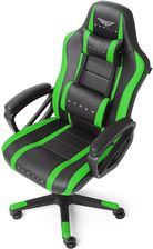 Fotel dla gracza Gamvis Hyper Czarno-Zielony - zdjęcie 1