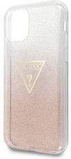 Guess Solid Glitter pro Apple iPhone 11 Pro Max (GUHCN65SGTLPI) Różowy