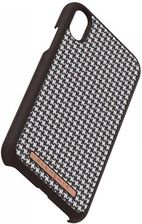 Nordic Elements Saeson Idun Materiałowe etui iPhone XR Dark Brown Pattern 2