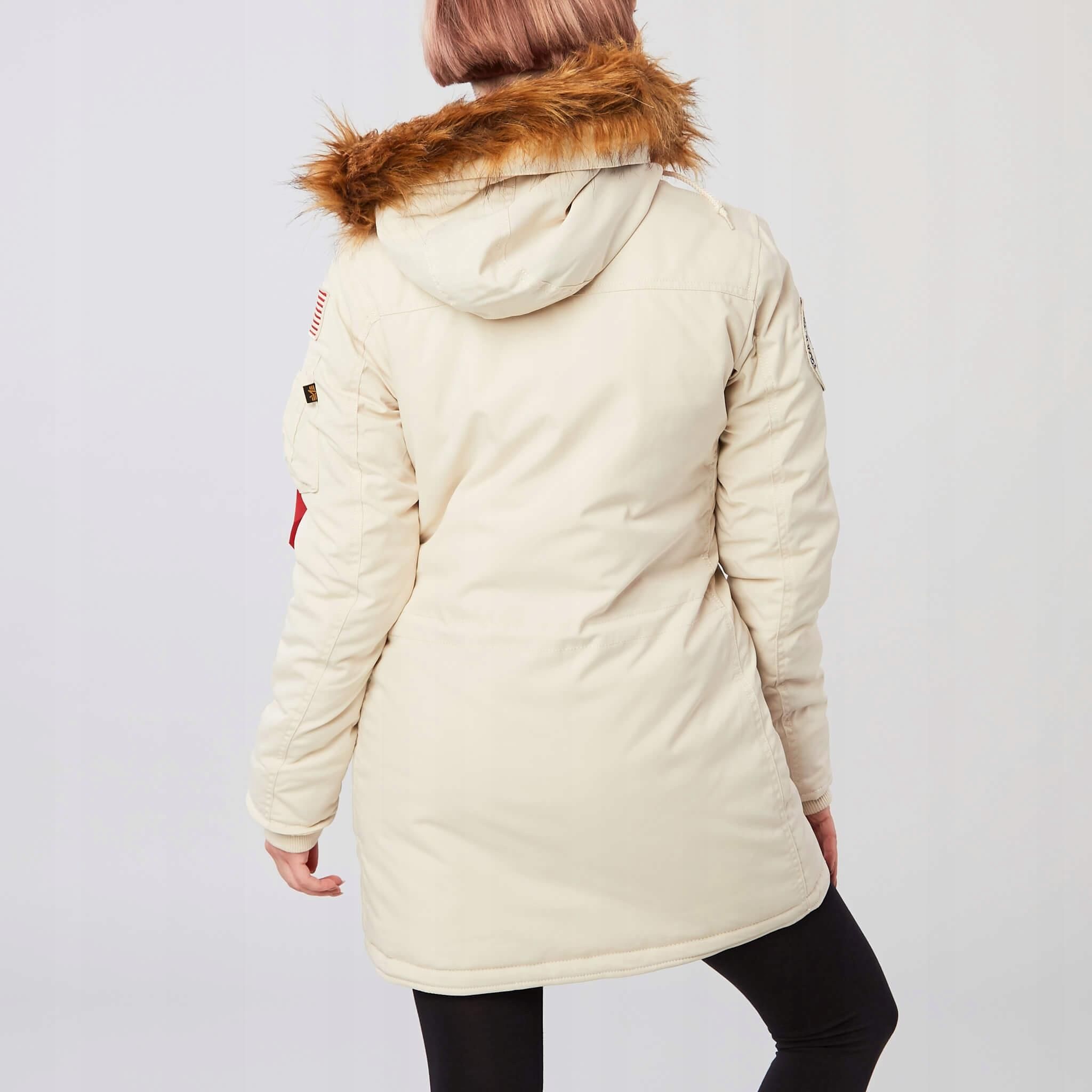 Alpha industries polar jacket hotsell off white