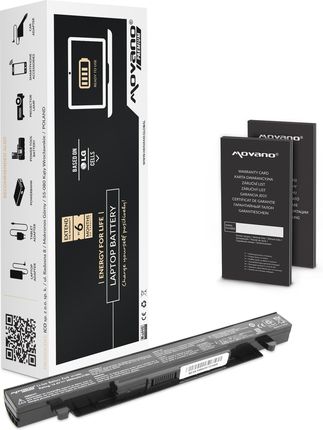 Movano Premium Bateria Asus X550, A450, F450, K550 (2600 mAh) (BZASX550)