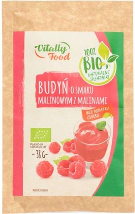 Agro-Wodzisław Vitally Food Budyń Malinowy Bio 38g