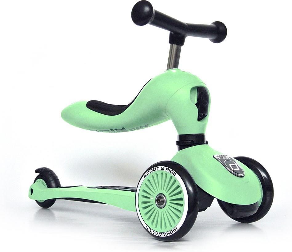 Scootandride Highwaykick 1 2w1 Jeździk I Hulajnoga Kiwi - zdjęcie 2 Scootandride Highwaykick 1 2w1 Jeździk I Hulajnoga Kiwi