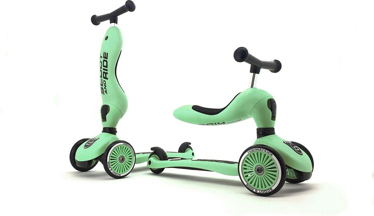 Scootandride Highwaykick 1 2w1 Jeździk I Hulajnoga Kiwi - zdjęcie 3 Scootandride Highwaykick 1 2w1 Jeździk I Hulajnoga Kiwi