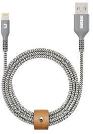 Zendure pleciony nylonowy kabel 2m szary (245737)