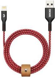 Zendure pleciony nylonowy kabel 1m czerwony (245735)