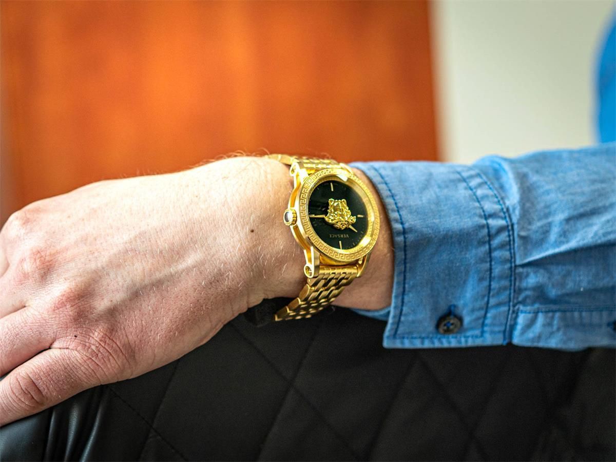 dissonance購入 versace wide trouser gray Versace Palazzo Empire Verd0050018 - Zegarki Męskie - Ceny i