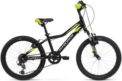 Zdjęcie Kross Level Mini 2.0 20 Czarny Limonkowy Srebrny Połysk 2020 - Kobylin