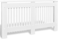 vidaXL Osłony Na Kaloryfer 2szt Białe Mdf 152cm