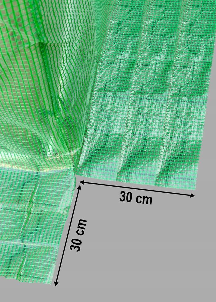 Tunel Foliowy Ogrodowy Szklarnia Folia 2x4 8m2 - zdjęcie 3 Tunel Foliowy Ogrodowy Szklarnia Folia 2x4 8m2