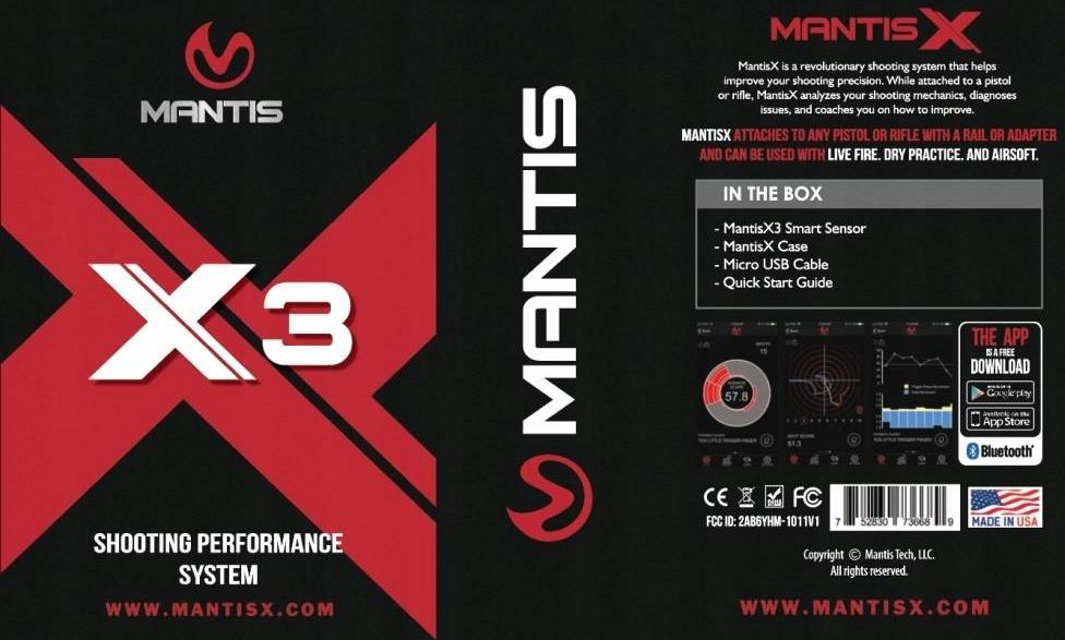 System treningowy Mantis X3 Shooting Performance - zdjęcie 2 System treningowy Mantis X3 Shooting Performance