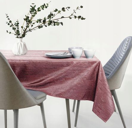 Obrus plamoodporny owalny Old Rose 140x180cm