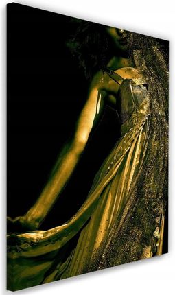 Obraz na płótnie - Canvas, Kobieta w złotym pyle