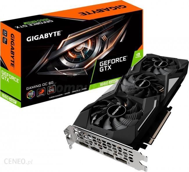   „Gigabyte GeForce GTX 1660 SUPER GAMING 6GB OC“ (GVN166SGAMINGOC6GD)