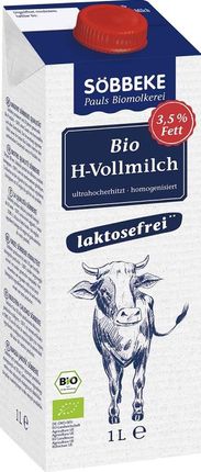 Sobbeke Mleko Krowie Bez Laktozy 3,5% Tłuszczu Bio 1L