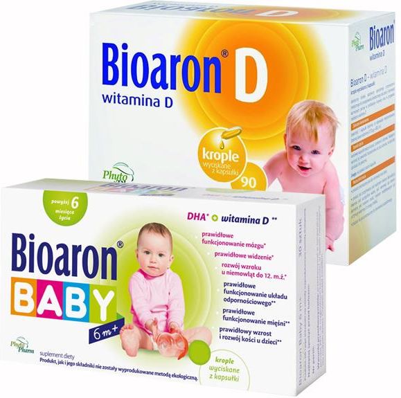 Bioaron Baby Dha Powyżej 6 Miesiąca życia Krople Wyciskane Z Kapsułki 90 Szt Bioaron Witamina D 400jm 90 Kaps Twist Off Opinie I Ceny Na