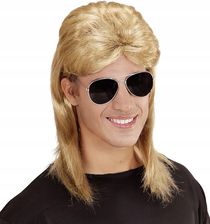 Zdjęcie Peruka Mullet Kazik Blond Okulary Lata 80 - Wiązów