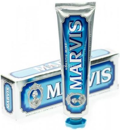 Marvis Aquatic Mint Mocno Chłodząca Pasta Do Zębów W Stylu Retro 85 Ml