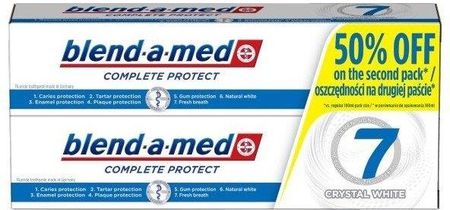Blend-A-Med 7 Complete Pasta Do Zębów White Duopack 2X100Ml