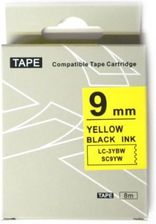 Zdjęcie Puty Taśma Do Epson Sc9Yw Zamiennik Lc-3Ybw 9Mm Czarny/Żółtej - Dobrodzień