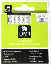 Zdjęcie Puty Taśma Zamiennik Dymo D1 43610 S0720770 6Mm Czarny/Przeźroczystym - Dobrodzień