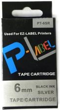 Zdjęcie Puty Taśma Pt-6Sr Kompatybilna Z Casio Xr-6Sr 6Mm Czarny/Srebrnej - Dobrodzień