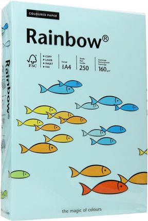 Papier ksero A4 160g jasnoniebieski Rainbow 82