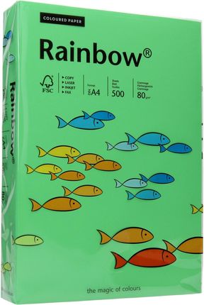 Papier ksero A4 80g ciemnozielony Rainbow 78