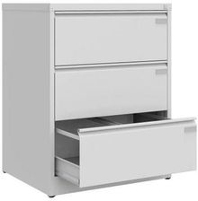 Zdjęcie Malow Metalowa Szafa Kartotekowa Do Urzędu Szk 202 St Z 3 Szufladami - Łomianki