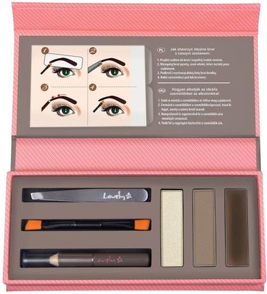 lovely Eyebrows Creator zestaw do makijażu brwi Light Brown