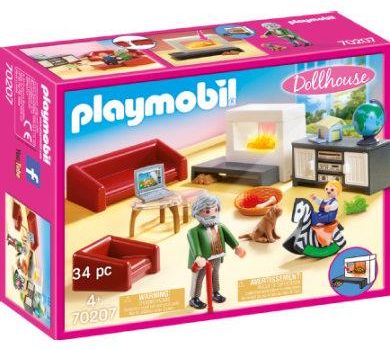 Playmobil 70207 Dollhouse Przytulny Salon Wielokolorowy