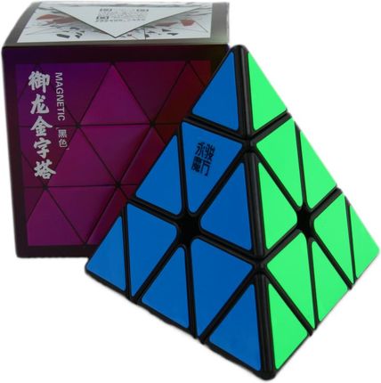 YJ YuLong Magnetic Pyraminx Black