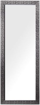 Beliani Lustro wiszące ścienne srebrna rama 50 x 130 cm prostokątne Ajaccio