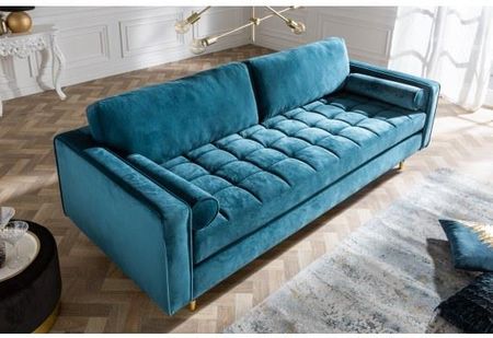 Sofa cozy velvet 225 cm aqua velvet 39844