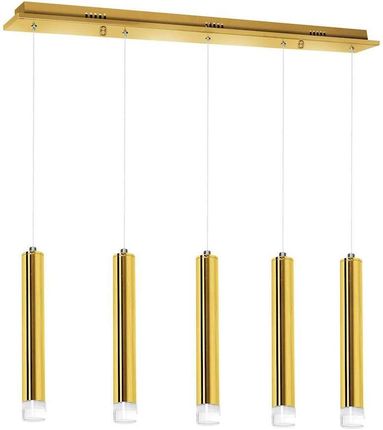 Lampa wisząca LED Goldie 5 Złoty ML5715 - Milagro