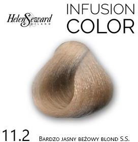 Helen Seward Infusion Color Farba Trwale Koloryzująca 11.2 Bardzo Jasny Beżowy Blond S.S.