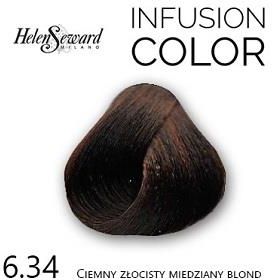 Helen Seward Infusion Color Farba Trwale Koloryzująca 6.34 Ciemny Blond Złocisto-Miedziany