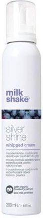 Z.One Milk Shake Silver Shine Whipped Cream Odżywcza Pianka Do Włosów Blond 200 Ml