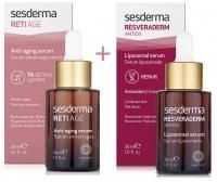 Sesderma Reti Age Serum Anti Aging Serum Przeciwzmarszczkowe 30ml + Resveraderm Liposomal Serum Liposomowe 30ml