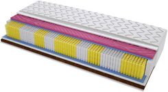 Materac Sweetsen Materac Średnio / Twardy Dwustronny Profilowana Mediolan Molet Multipocket 100X210 Cm