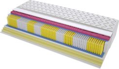 Materac Sweetsen Materac Miękki Średnio Twardy Profilowana 2X Visco Memory Zeus Molet Multipocket 100X210 Cm