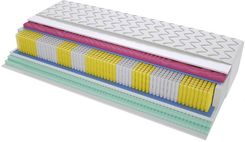 Materac Sweetsen Materac Średnio Twardy 2X Lateks Profilowana Pianka Badalona Molet Multipocket 100X210 Cm