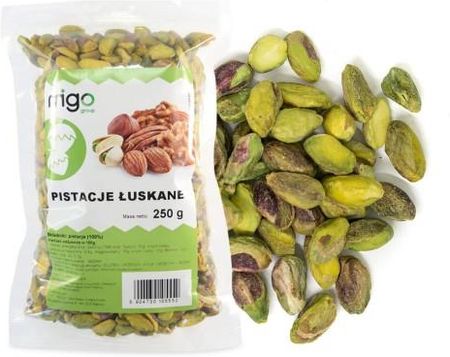 Migogroup Pistacje Łuskane  Surowe    Orzechy Pistacjowe  250G