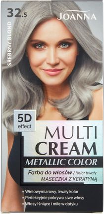 Joanna Multi Cream Color metallic Farba do włosów 32.5 Srebrny blond