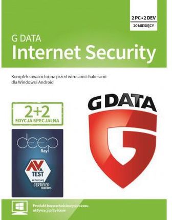 GDATA INTERNET SECURITY 2+2 20MSC