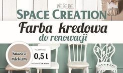 Zdjęcie Space Creation Farba Kredowa Do Stylizacji Mebli - Kawa Z Mlekiem 0,5L (5906874753620) - Opole