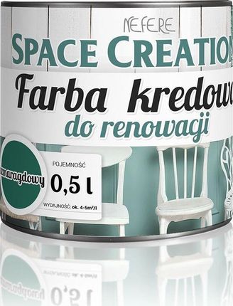 Space Creation Farba Kredowa - Szmaragdowy 0,5L (5906874753859)