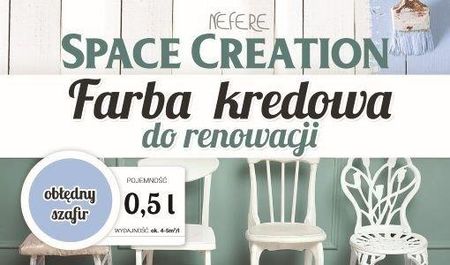 Space Creation Farba Kredowa Do Renowacji - Szafir 0,5L (5906874753613)